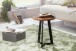 Beistelltisch >WL5.664< in Sheesham, Massivholz - 45x35cm (HxD)