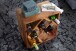 Weinregal >WL5.673< in Sheesham, Massivholz - 40x40x25cm (BxHxT)