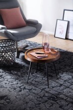 Tabletttisch >WL5.674< in Sheesham, Massivholz - 40x46cm (HxD)