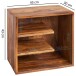 Beistelltisch >WL5.676< in Sheesham, Massivholz - 43x43x30cm (BxHxT)