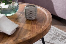 Tabletttisch >WL5.678< in Sheesham, Massivholz - 39x75cm (HxD)