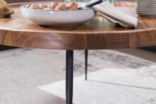 Tabletttisch >WL5.678< in Sheesham, Massivholz - 39x75cm (HxD)