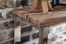 Konsolentisch >WL5.685< in Akazie, Massivholz - 115x76x46cm (BxHxT)