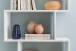 Bücherregal >WL5.691< in Weiß, Holzwerkstoff - 70x191x24cm (BxHxT)