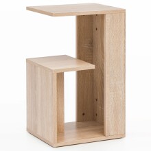 Beistelltisch >WL5.697< in Sonoma Eiche Dekor, Holzwerkstoff - 35x61x30 (BxHxT)