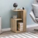 Beistelltisch >WL5.697< in Sonoma Eiche Dekor, Holzwerkstoff - 35x61x30 (BxHxT)