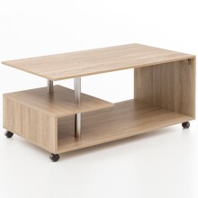 Couchtisch >WL5.735< in Sonoma Eiche Dekor, Holzwerkstoff - 105x48x60cm (BxHxT)