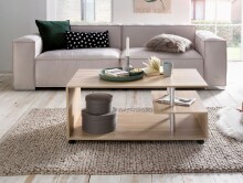 Couchtisch >WL5.735< in Sonoma Eiche Dekor, Holzwerkstoff - 105x48x60cm (BxHxT)