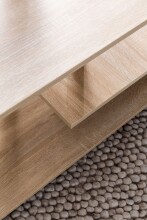 Couchtisch >WL5.735< in Sonoma Eiche Dekor, Holzwerkstoff - 105x48x60cm (BxHxT)