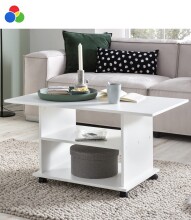 Couchtisch >WL5.738< in Weiß oder Eiche...