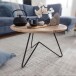Couchtisch >WL5.956< in Akazie, Massivholz - 39x60cm (HxD)