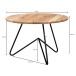 Couchtisch >WL5.956< in Akazie, Massivholz - 39x60cm (HxD)