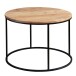 Couchtisch >WL5.959< in Akazie, Massivholz - 43x60cm (HxD)
