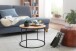 Couchtisch >WL5.959< in Akazie, Massivholz - 43x60cm (HxD)