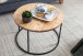Couchtisch >WL5.959< in Akazie, Massivholz - 43x60cm (HxD)