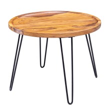 Couchtisch >WL5.960< in Sheesham, Massivholz - 45x60cm (HxD)