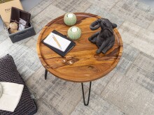 Couchtisch >WL5.960< in Sheesham, Massivholz - 45x60cm (HxD)