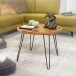 Couchtisch >WL5.960< in Sheesham, Massivholz - 45x60cm (HxD)