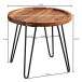 Couchtisch >WL5.961< in Sheesham, Massivholz - 40x45cm (HxD)