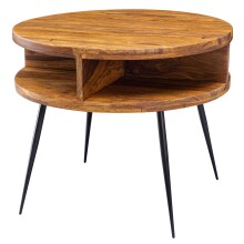 Couchtisch >WL5.962< in Sheesham, Massivholz - 50x60cm (HxD)