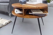 Couchtisch >WL5.962< in Sheesham, Massivholz - 50x60cm (HxD)