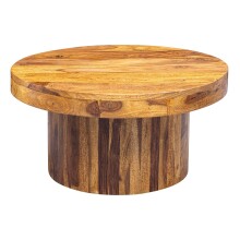 Couchtisch >WL5.963< in Sheesham, Massivholz - 30x60cm (HxT)