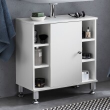 Waschbeckenunterschrank >WL5.752< in Weiß,...