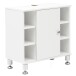 Waschbeckenunterschrank >WL5.752< in Weiß, Holzwerkstoff - 60x64x32cm (BxHxT)