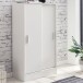 Kommode >WL5.817< in Weiß, Holzwerkstoff - 60x108x29cm (BxHxT)