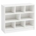 Bücherregal >WL5.819< in Weiß, Holzwerkstoff - 80x69x30cm (BxHxT)