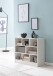 Bücherregal >WL5.819< in Weiß, Holzwerkstoff - 80x69x30cm (BxHxT)