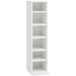 CD-Regal >WL5.836< in Weiß, Holzwerkstoff - 21x90x20cm (BxHxT)