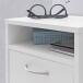 Rollcontainer >WL5.901< in Weiß, Holzwerkstoff - 33x63x38cm (BxHxT)
