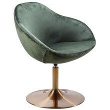 Loungesessel >SIRAN< in Grün, Bezugsstoff - 79x70cm (HxD)