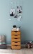 Rollcontainer >WL5.924< in Buche Dekor, Holzwerkstoff - 33x64x38cm (BxHxT)