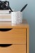 Rollcontainer >WL5.924< in Buche Dekor, Holzwerkstoff - 33x64x38cm (BxHxT)