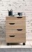 Rollcontainer >WL5.931< in Sonoma Eiche Dekor, Holzwerkstoff - 40x60x40 (BxHxT)