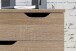 Rollcontainer >WL5.931< in Sonoma Eiche Dekor, Holzwerkstoff - 40x60x40 (BxHxT)