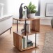 Beistelltisch >WL5.971< in Akazie, Massivholz - 45x60x30cm (BxHxT)