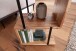 Beistelltisch >WL5.971< in Akazie, Massivholz - 45x60x30cm (BxHxT)