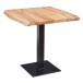 Esstisch >WL5.975< in Akazie, Massivholz - 80x75x75cm (BxHxT)
