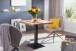 Esstisch >WL5.975< in Akazie, Massivholz - 80x75x75cm (BxHxT)