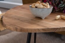 Satztisch >WL5.977< (2-tlg.) in Akazie, Massivholz - 60x51x60cm (BxHxT)