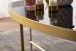 Couchtisch >WL5.993< in Gold, Glas / Metall - 110x40x56cm (BxHxT)