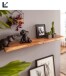 Wandboard >WL5.974< in Akazie, Massivholz - 80 oder 115x4x25cm (BxHxT)