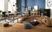 Sitzbank >WL6.143< in Mango, Massivholz / Metall - 120x46x45cm (BxHxT)