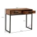 Konsolentisch >WL6.147< in Sheesham, Massivholz / Metall - 90x77x36cm (BxHxT)