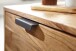 Couchtisch >WL6.154< in Akazie, Massivholz / Metall - 95x45x45cm (BxHxT)