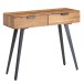 Konsolentisch >WL6.155< in Akazie, Massivholz / Metall - 90x78x36cm (BxHxT)