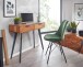 Konsolentisch >WL6.155< in Akazie, Massivholz / Metall - 90x78x36cm (BxHxT)